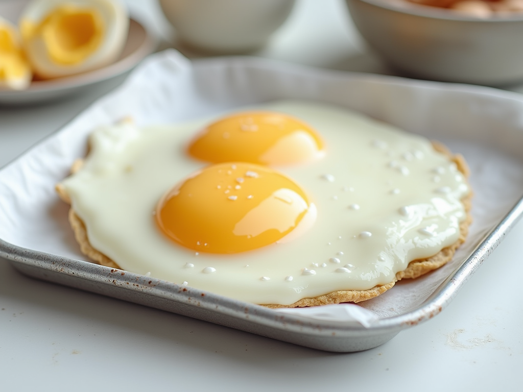 Fresh egg whites in a bowl